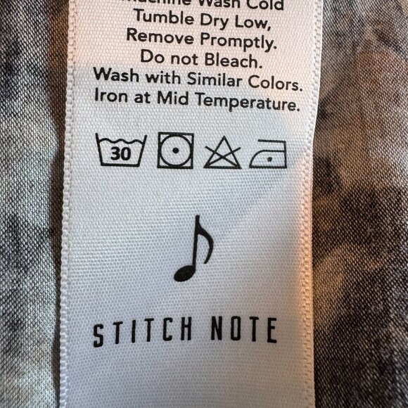 Stitch Note men's Vacation Shirt, Egyptian cotton, size medium - Picture 8 of 9